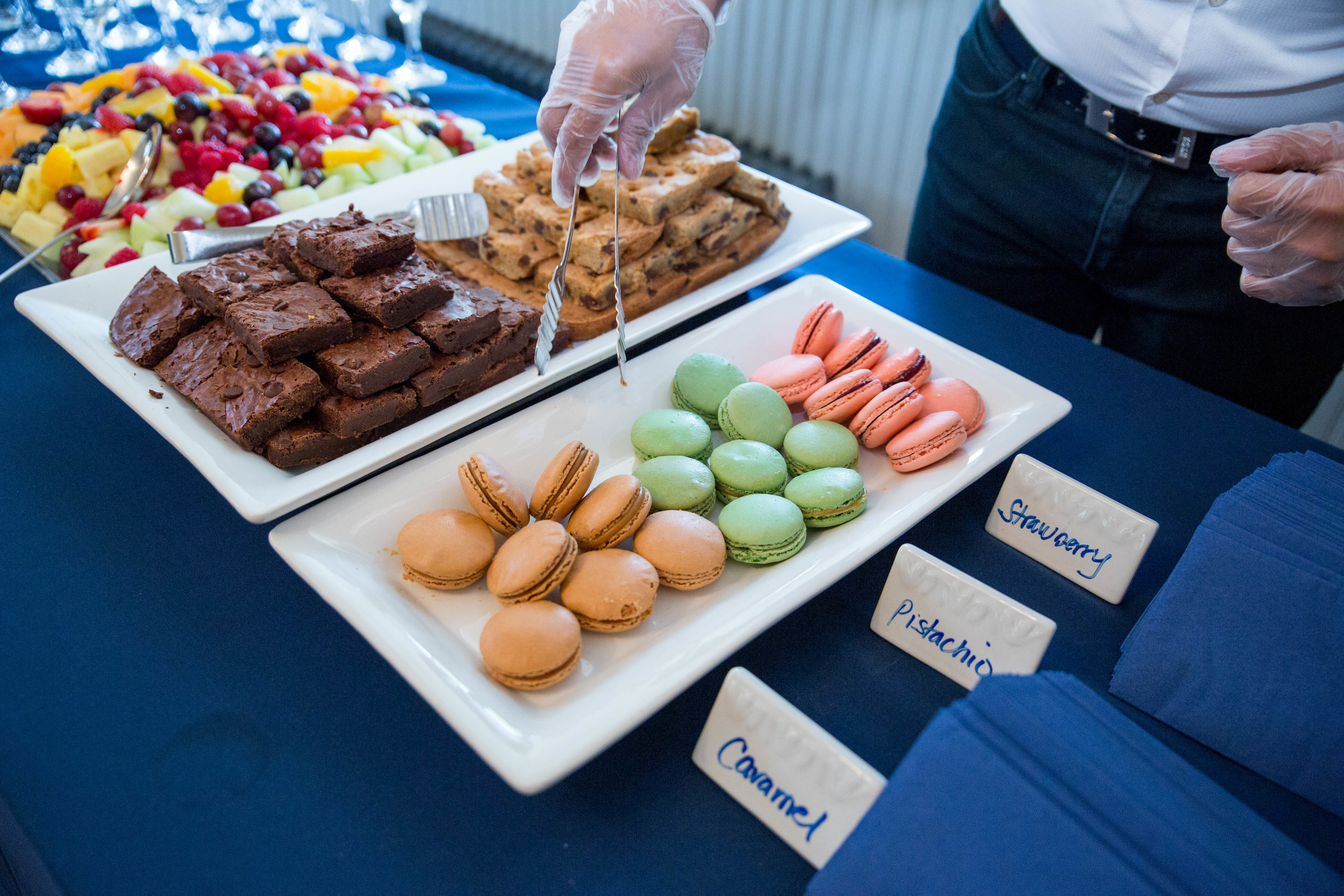dessert buffet at wedding